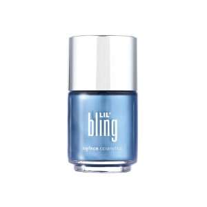   .cosmetics Lil bling Chrome Nail Polish, Bellbottom Blues 0.53 oz