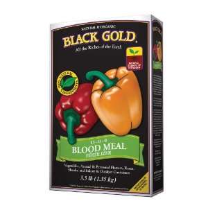   Gold Blood Meal Fertilizer 13 0 0, 3.5 Pounds Patio, Lawn & Garden