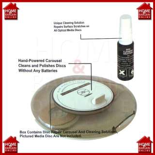 DISC REPAIR KIT CD DVD GAME SCRATCH REMOVER CLEANER NEW  