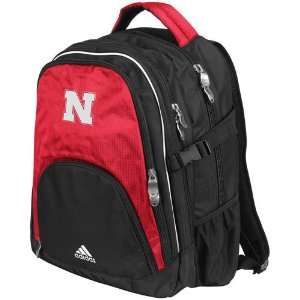  adidas Nebraska Cornhuskers Black Campus Backpack Sports 