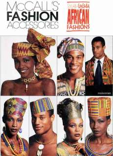 Emeaba African Fashions Miss/Mens Hats & Stole Pattern  