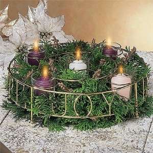 Votive Advent Wreath   Ready to Fill Peace, Love, Hope, and Joy 