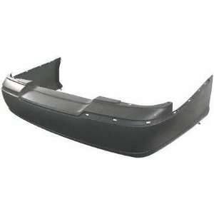 03 05 LINCOLN TOWN CAR towncar REAR BUMPER COVER, Black without Object 