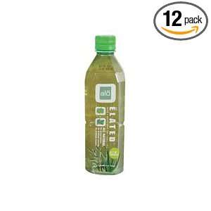 ALO Elated, Aloe Vera drink with Green Tea & Olive Leaf, 16.9 oz (pack 