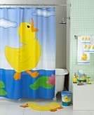    Paradigm Duck Shower Curtain  