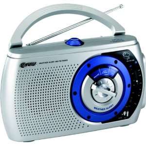   Blue Ice Two Portable AM/FM/ Weather Alert Table Radio Electronics