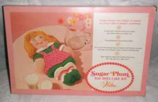 1971 Wilton Sugar Plum Rag Doll Character Cake Pan Plus  