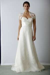 AUTHENTIC Anne Barge 562 Light Ivory Organza over Satin Bridal Gown 
