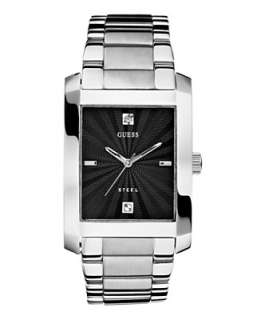 GUESS Watch, Mens Stainless Steel Bracelet   GUESS Watches Watch 