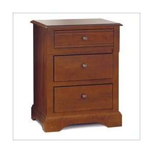   Top and Antique White Case AP Industries Treasure 3 Drawer Nightstand