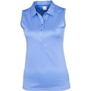  AUR Ladies Carbocool Sleeveless Golf Shirts   Periwinkle 