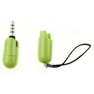   Green Mini Microphone for Apple iPhone 3G 3GS and iPod Electronics