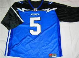 Michael Johnson #5 Georgia Force Arena Football League jersey size XL 