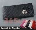 B645 Yellow Snake Pattern Lady Wallet Purse Card Holder  
