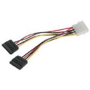  CABLES TO GO 6in Serial ATA Dual Power Splitter Cable 