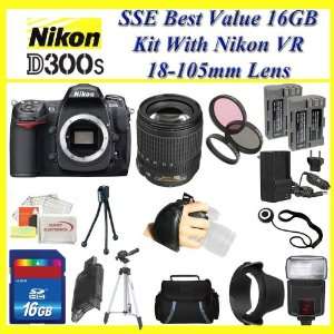  with Nikon 18 105mm f/3.5 5.6G ED VR AF S DX Nikkor Autofocus Lens 