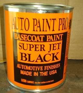 AUTO BODY SHOP PAINT SUPER JET BLACK BASECOAT CLEAR COAT CAR PAINT 