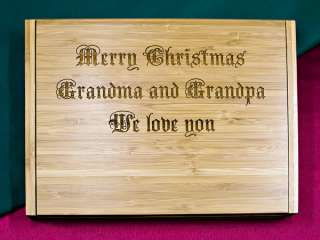 Soiree Cheese Board Set Personalized Gift   Merry Christmas Grandma 