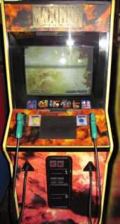 MAXIMUM FORCE 2 PLAYER ARCADE VIDEO SHOOTING GAME  