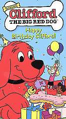 Clifford the Big Red Dog   Happy Birthday Clifford VHS, 2002 