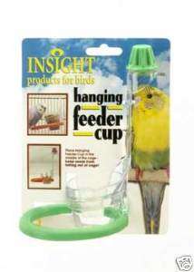 JW PET BIRD HANGING FEEDER CUP PARAKEET COCKATIEL FINCH  