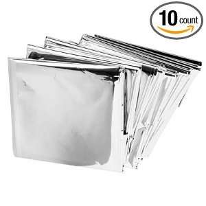 Emergency Mylar Thermal Blankets , survival, outdoor PACK OF (10) FREE 