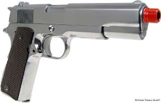 WE Silver Metal 1911 Gas Blowback Airsoft Pistol Gun  