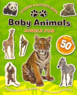   of the jungle in this fun filled sticker and activity book there
