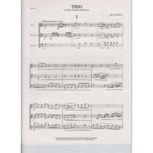  Trio for Oboe, Clarinet, and Bassoon Jiri Laburda Books