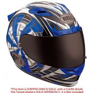  Bell Vortex Grind Blue Full Face Helmet   Size  Large 