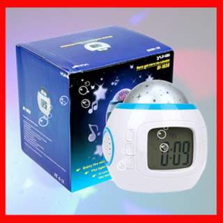   Starry Sky Projection LED Light Music Time Calendar Alarm Clock  