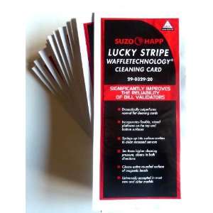  Lucky Stripe Waffletechnology Bill Acceptor Cleaning Cards 