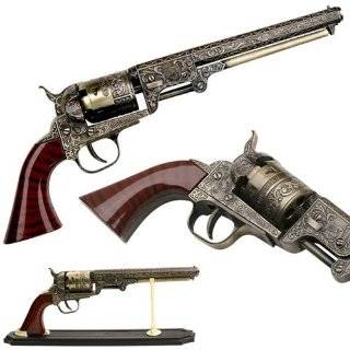  1851 Black Powder Outlaw Revolver Replica & Stand Explore 