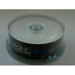  TW 2x 25gb BD R Silver Top Top Blu ray Blank Disc 25 Pc Electronics