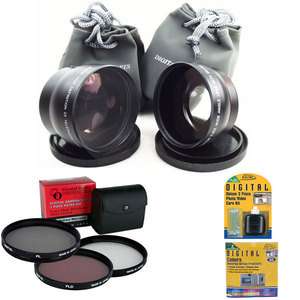 Wide Angle Lens Kit for Canon Rebel T3i 60D 5D 17 85mm  