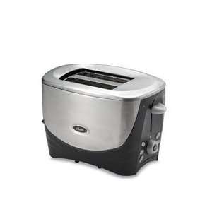   Wide Slot Metal Toaster, Brushed Stainless Steel