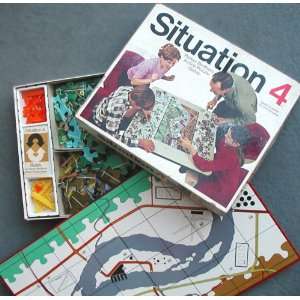  1968 Situation 4   Puzzle Board Game. Played Similar to 