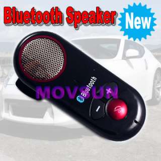 Bluetooth Car Kit Sun Visor Mobile Hands free Wireless Speaker Phone 