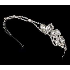  Beautiful Silver & Crystal Bridal Headband Jewelry