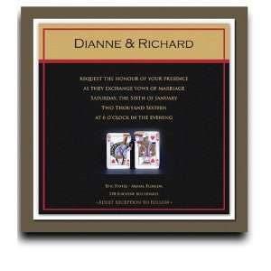  135 Square Wedding Invitations   Queen & King Office 