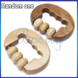 Wooden Hand Held Massager for cellulite & lymph Massage  