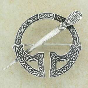 Tara Irish Celtic Knot Brooch   Made in Ireland from .925 sterling 