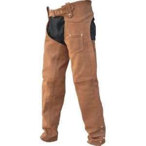  Unisex Lined Brown Buffalo Leather Chaps Automotive