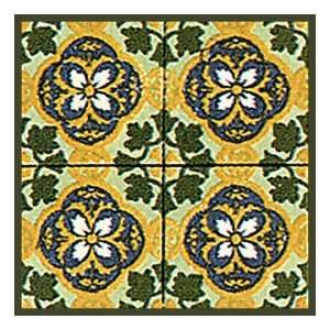   and Crafts Geometric Gold Green from Tile Counted Cross Stitch Chart