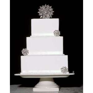  Swarovski Starburst Medallion Wedding Cake Decorations