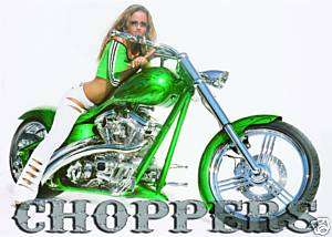 Custom Chopper Ironhorse Big Dog Girl Banner 2  