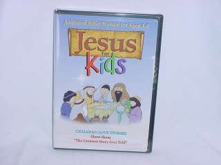 Jesus For Kids NEW DVD Animated Bible Stories Age 4 6  