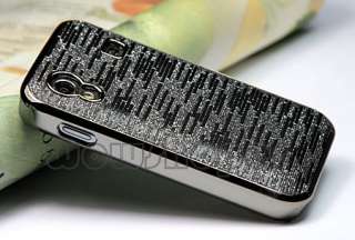 CHROME PLATED Luxury hard case cover for Samsung Galaxy Ace S5830 gray 