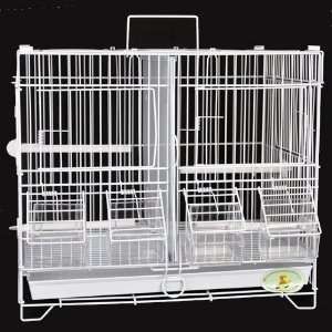   Interlocking Small Double Breeder Cage with Divider: Pet Supplies