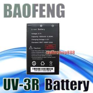 BAOFENG Original Li ion Battery for UV 3R walkie talkie  